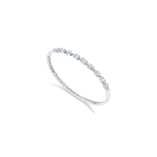 Hearts on Fire Aerial Dewdrop Bangle HFBAERD01198W-M