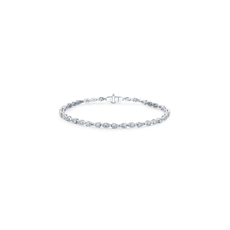 Hearts on Fire Aerial Dewdrop Line Bracelet HFBAERD01608W
