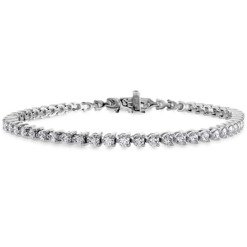 Hearts on Fire Temptation Three-Prong Bracelet HBP302508Y-54