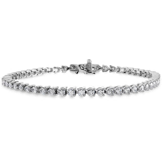 Hearts On Fire Temptation Three-Prong Bracelet HBP302508Y-54