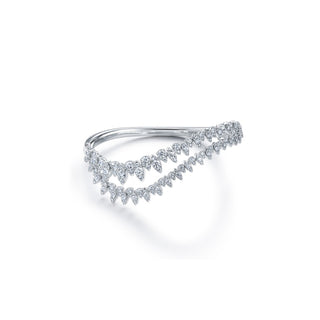 Hearts on Fire Aerial Twisted Dewdrop Bangle HFBAERD03498W-M