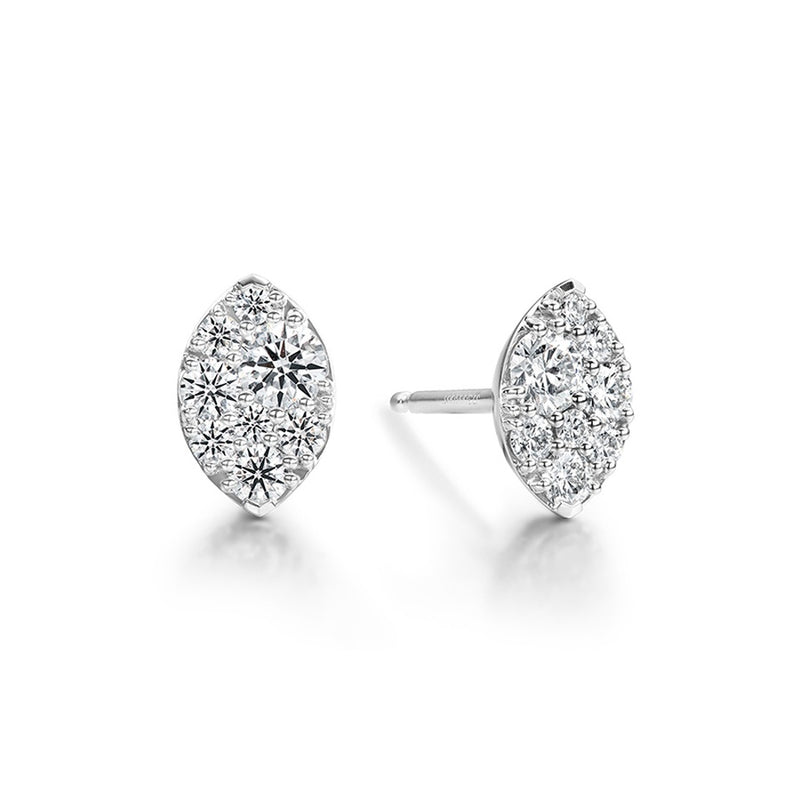 Hearts on Fire Tessa Navette Earrings HFETESN00348W