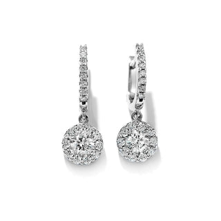 Hearts on Fire Fulfillment Diamond Drop Earrings LDFS02008W