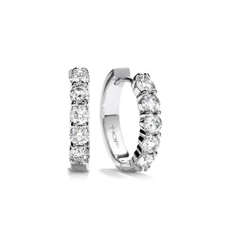 Hearts on Fire Small Mini Hoop Earrings HFESH301308W