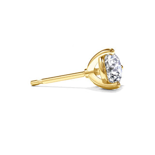 Hearts on Fire Three-Prong Stud Earrings 3SIE01008Y