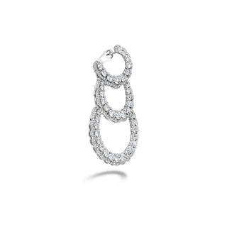 Hearts on Fire Aurora Triple Tier Hoop Earrings HFEAURTT1384PL-C