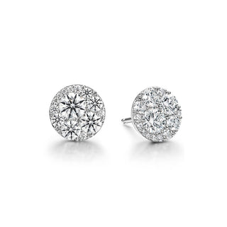 Hearts on Fire Tessa Diamond Circle Earrings HFETESC02048W