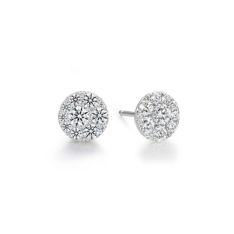 Hearts on Fire Tessa Diamond Circle Earrings HFETESC01028W