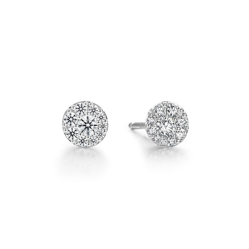 Hearts On Fire Tessa Diamond Circle Earrings HFETESC00508W