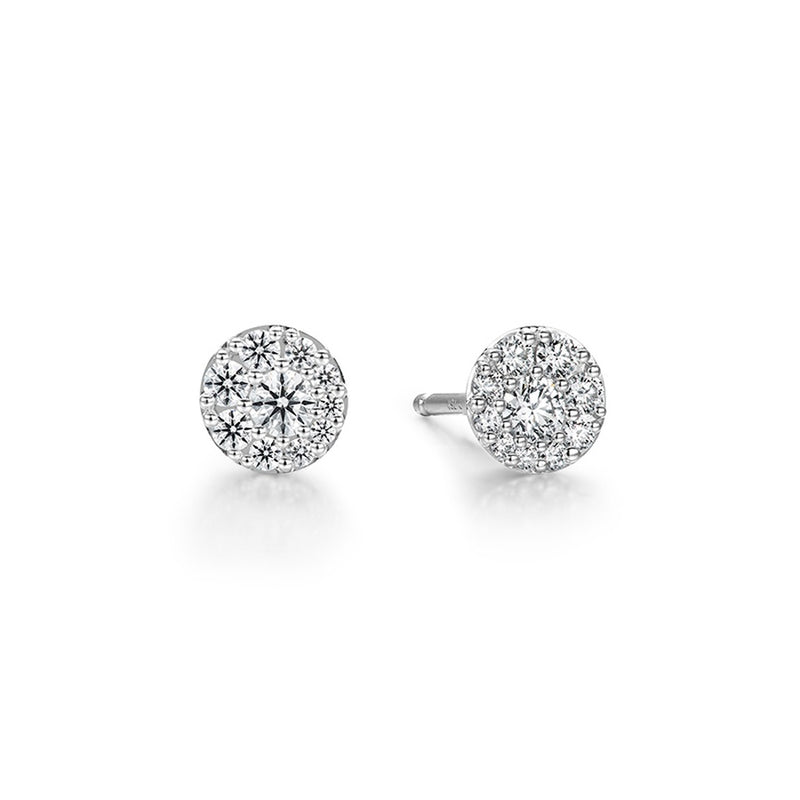 Hearts on Fire Tessa Diamond Circle Earrings HFETESC00348W