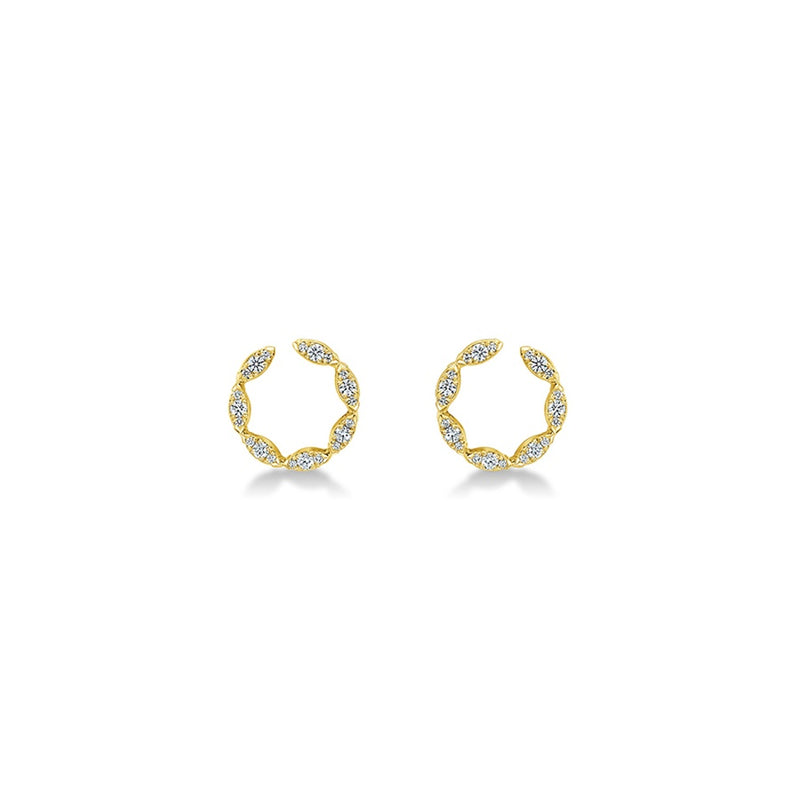 Hearts on Fire Aerial Marquis Wrap Earrings HFEAERMW00428Y