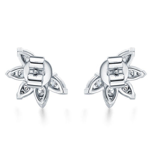 Hearts on Fire Aerial Sunburst Earring Studs HFEAERS01288W