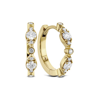 Hearts on Fire Bezel Regal Huggie HFEBREGH00358Y