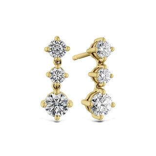 Hearts on Fire Cascade Mini Drop Earrings HFECASMD00948Y