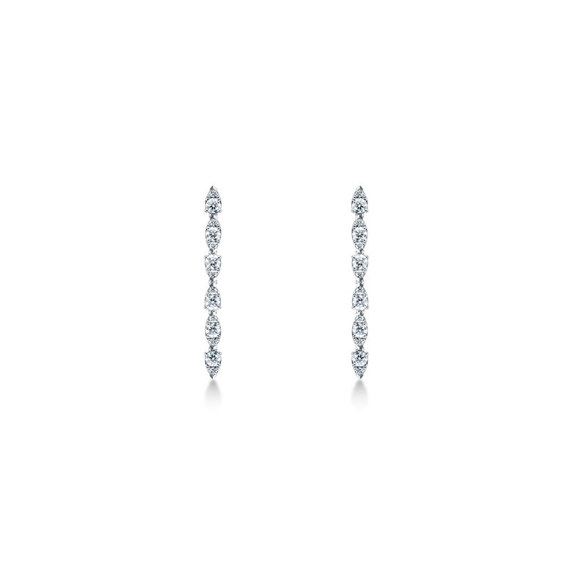 Hearts on Fire Fulfillment Diamond Drop Earrings HFEAERDS01218W