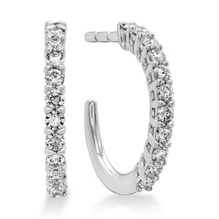 Hearts on Fire Signature Round Hoop Earrings HOOPSIGR00168Y