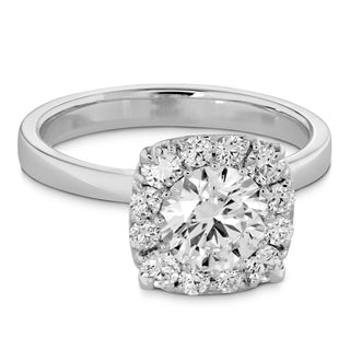 Hearts On Fire Signature Custom Halo Engagement Ring HBSSCH00148WA-C