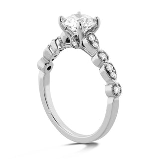 Hearts on Fire Isabelle Teardrop Milgrain Engagement Ring HBSISATRM00188WB-C