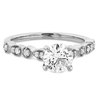Hearts on Fire Isabelle Teardrop Milgrain Engagement Ring HBSISATRM00188WB-C