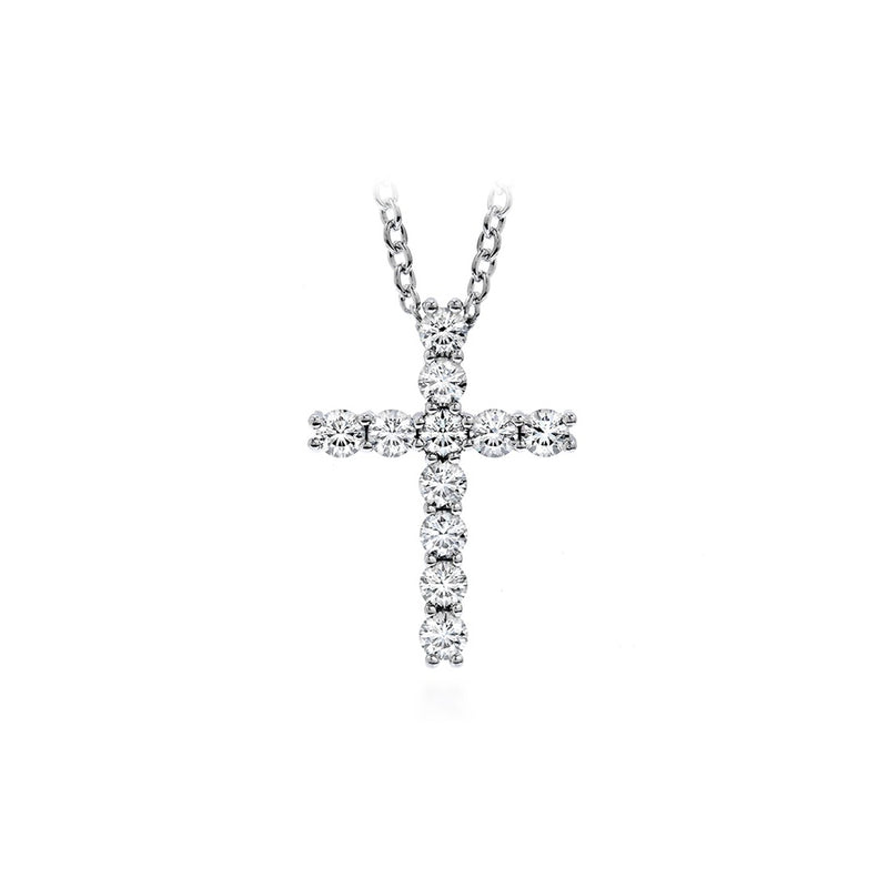 Hearts On Fire Whimsical Cross Pendant Necklace HFPWCS00158W