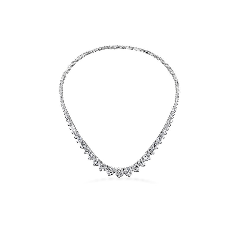 Hearts On Fire Temptation Three-Prong Necklace HFNP3015008W
