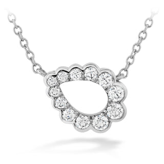Hearts On Fire Aerial Regal Scroll Teardrop Necklace HFNAREGST00308Y