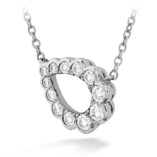 Hearts On Fire Aerial Regal Scroll Teardrop Necklace HFNAREGST00308Y