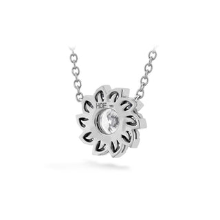 Hearts On Fire Aerial Sol Halo Necklace HFNARSOL01358W