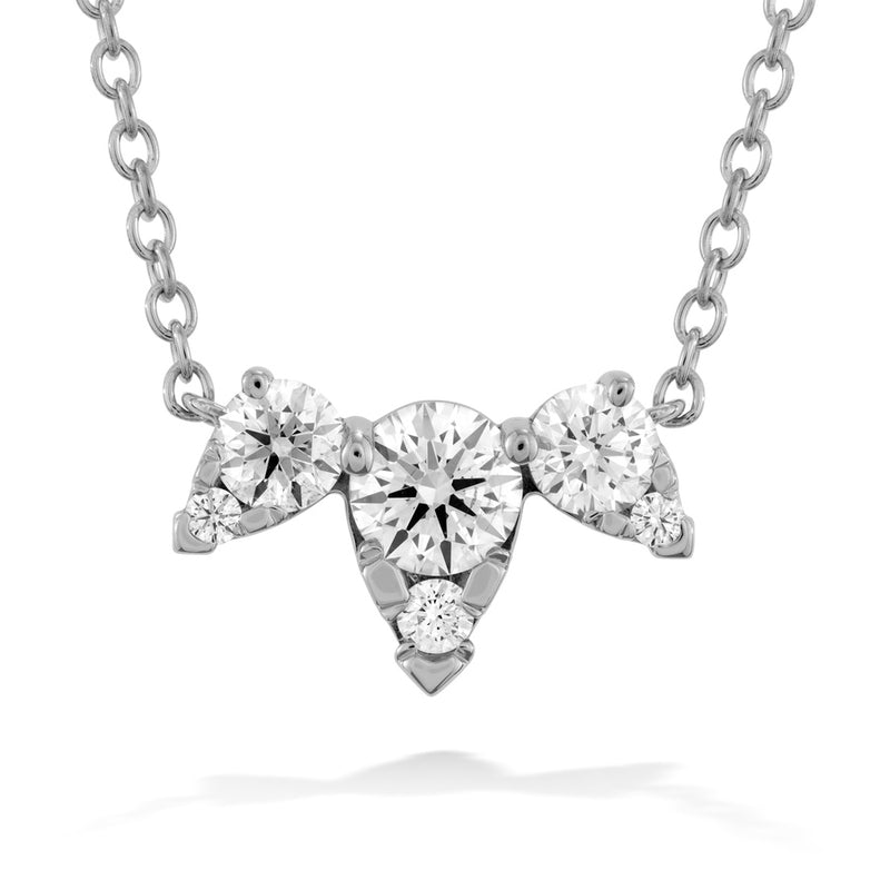 Hearts On Fire Aerial Triple Diamond Necklace HFNAERT00458W