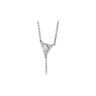 Hearts on Fire Triplicity Triangle Lariat Necklace HFNTRIL00428W