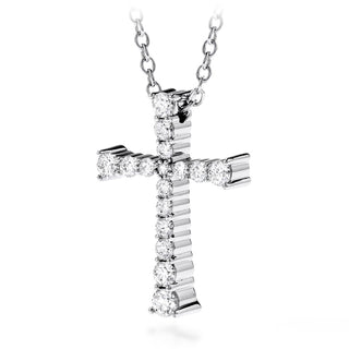 Hearts On Fire Divine Journey Cross Pendant Necklace HFPSC901198Y