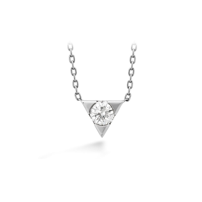 Hearts On Fire Triplicity Single Diamond Pendant HFPTRIPS00108W
