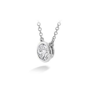 Hearts On Fire Classic Bezel Solitaire Pendant HFPHCLABZ00508W