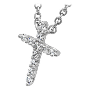 Hearts On Fire Signature Cross Pendant HFPSIGCR00118Y