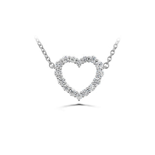 Hearts On Fire Signature Heart Pendant HFPSIGH00398W