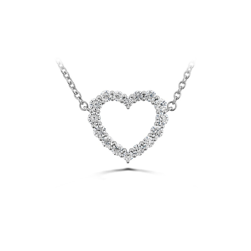 Hearts On Fire Signature Heart Pendant HFPSIGH00398W