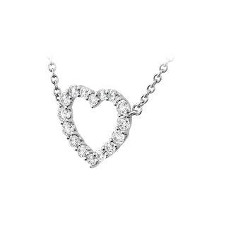 Hearts On Fire Signature Heart Pendant HFPSIGH00398W
