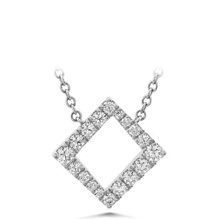 Hearts On Fire Charmed Square Pendant HFPCSQ00288Y