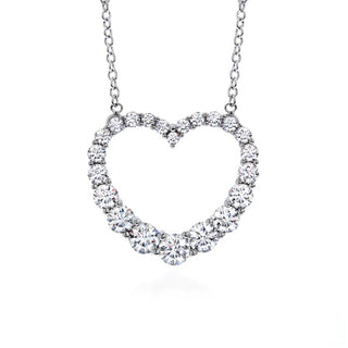 Hearts On Fire Whimsical Graduate Heart Pendant Necklace HFPWGH01188W