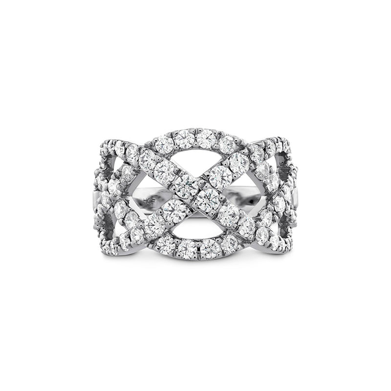 Hearts on Fire Intertwining Diamond Right Hand Ring HFRINTW01508R