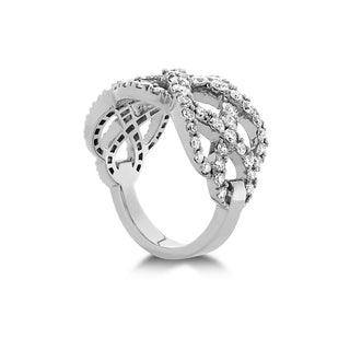 Hearts on Fire Intertwining Diamond Right Hand Ring HFRINTW01508W