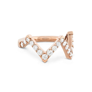 Hearts on Fire Triplicity Pointed Diamond Ring HFRTRIPN00708R