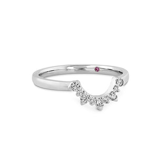 Hearts on Fire Behati Sweetheart Band HP-HBA75668W-N