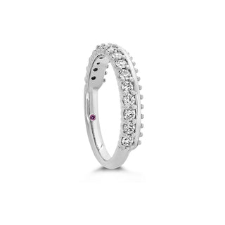 Hearts on Fire Sloane Picot All In A Row Band HP-HBA75688W-N