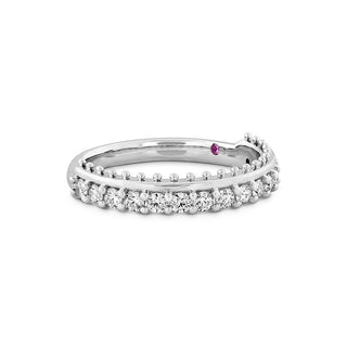 Hearts on Fire Sloane Picot All In A Row Band HP-HBA75688W-N