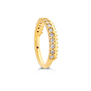 Hearts on Fire Sloane Picot All In A Row Band HP-HBA75688Y-N