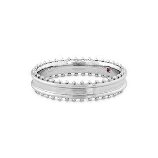 Hearts on Fire Sloane Picot Keep it Classic Metal Band HP-HBA75778W-Z65