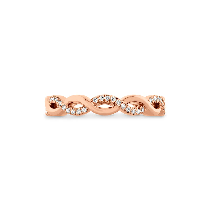 Hearts on Fire Destiny Lace Twist Eternity Band HBADSTLACT8R-Z40-C