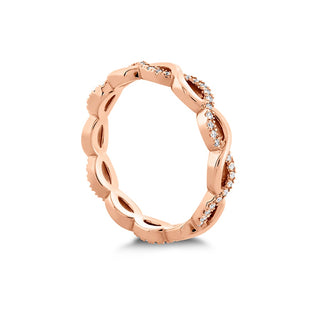 Hearts on Fire Destiny Lace Twist Eternity Band HBADSTLACT8R-Z40-C