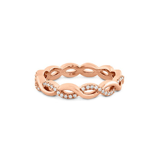 Hearts on Fire Destiny Lace Twist Eternity Band HBADSTLACT8R-Z40-C